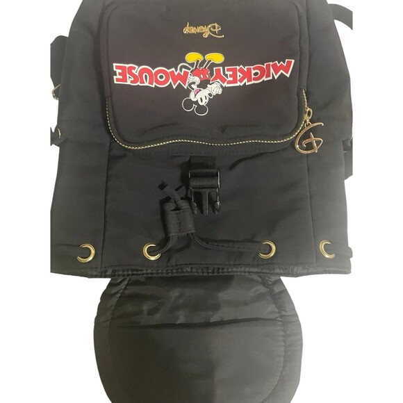 Disney’s Mickey Mouse Backpack Black Nylon - Picture 4 of 16